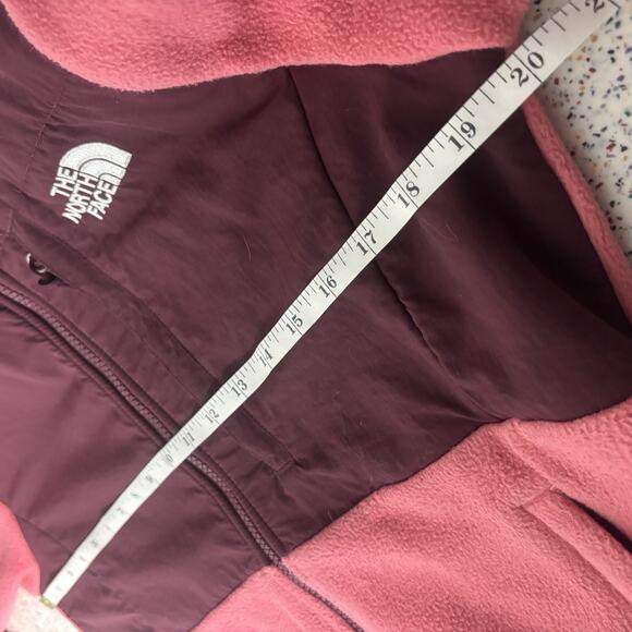 The North Face Womens Small Denali Hybrid Jacket Fleece Tech Small Y2K Pink Tone - Picture 3 of 5